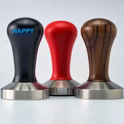 Image displaying competition coffee tampers.
